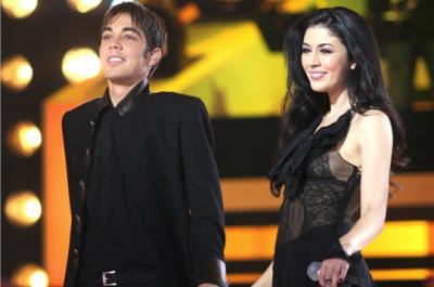 Gregory et Nolween Leroy a la 100 eme